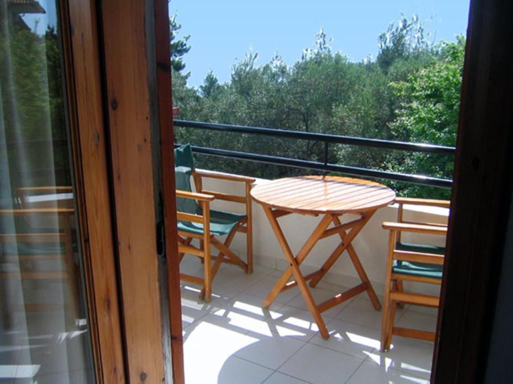 Dreibettzimmer mit Balkon
