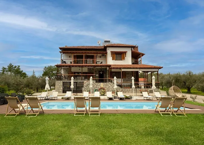 Kalisun Pool House By Georgalas Nea Kallikrateia